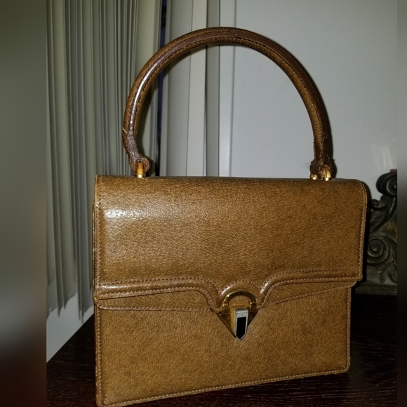 Vintage 50s Gucci top handle  Kelly  bag - Picture 2 of 16